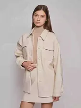 Куртка-рубашка с поясом zolla 222335459071