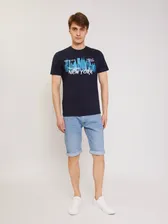 Джинсовые шорты мужские Zolla z01124723U01251D1 голубые 30, z01124723U01251D1