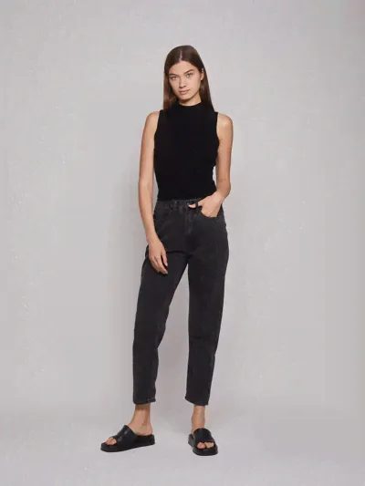 Джинсы силуэта Mom Fit на резинке 02233714S063 Zolla для женщин-0